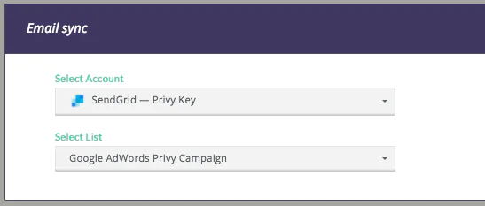 Sendgrid Sync