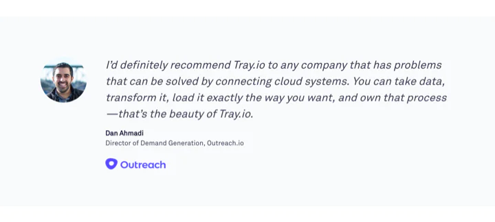 TrayCustomer Quote